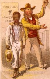 Slave being sold