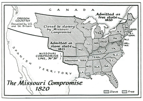 Missouri Compromise Map