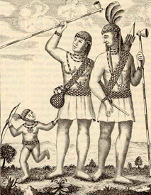 Delaware Indian Family