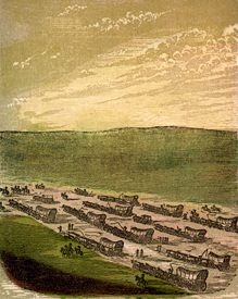 Emigrants crossing the Great American Desert