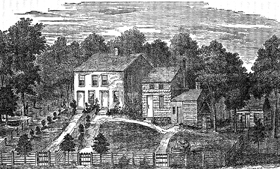 Briggsvale School on the Delaware Baptist Mission, Wyandotte County