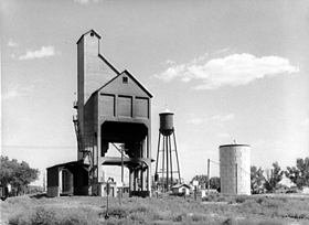 Coaling station in western Kansas