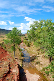 Dry Cimarron River in New Mexico
