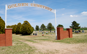 Golden Cemetery in Grant County, Kansas