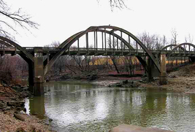 Creamery Bridge on the Marais des Cygnes River