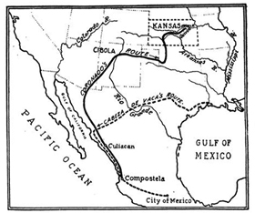 Map of Quivira Expeditions