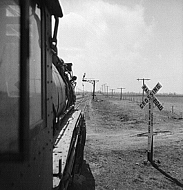 Railroad Crossing in Kansas