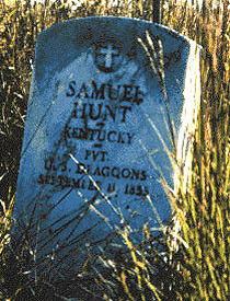 Samuel Hunt Grave in Osage County