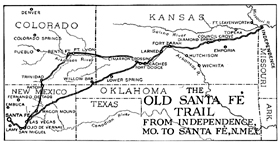 Santa Fe Trail Map