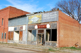 East side of Main Street, Barnard Kansas