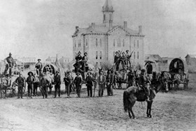 Buffalo Hunters in Great Bend, Kansas