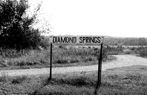 Diamond Springs, Kansas Sign