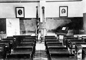 First classroom at Fort Hays State University