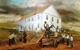 Constitution Hall in Lecompton, Kansas.