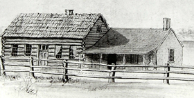 Lecompton Democratic Headquarters, 1877
