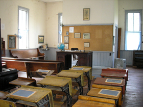 Wellman School, Old Jefferson Town, Oskaloosa, Kansas
