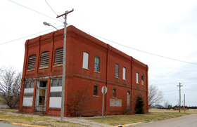 Old building in Otis, Kansas