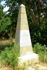 Rome Kansas historical marker