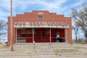 1920 business building in Schoenchen, Kansas