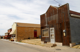 A street in old Herzog, Kansas
